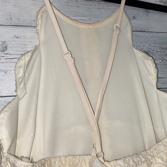 NWT Gorgeous Lulus Zenith Cream Lace Gown Size M - Picture 14 of 15